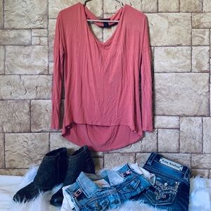 SOLD Stunning sexy Bke red top